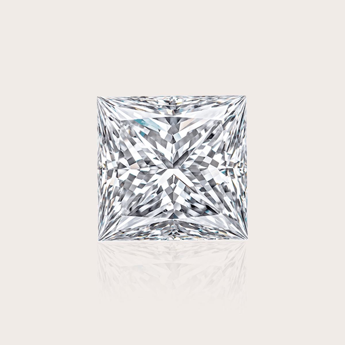 Princess Cut Moissanite Stone