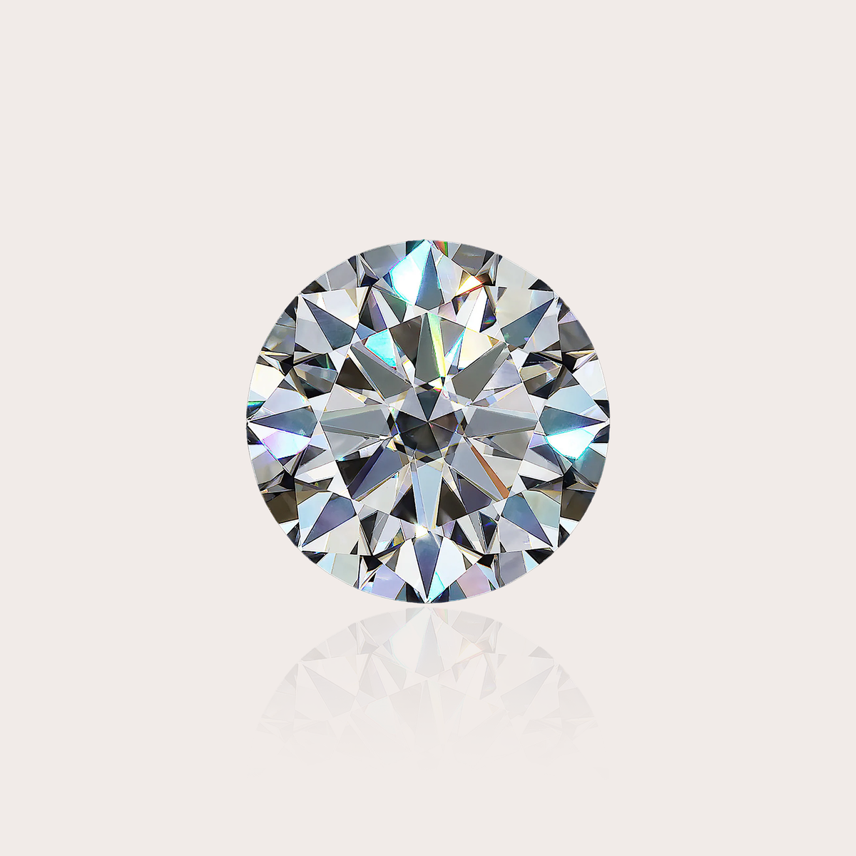 Round Brilliant Cut Moissanite Stone