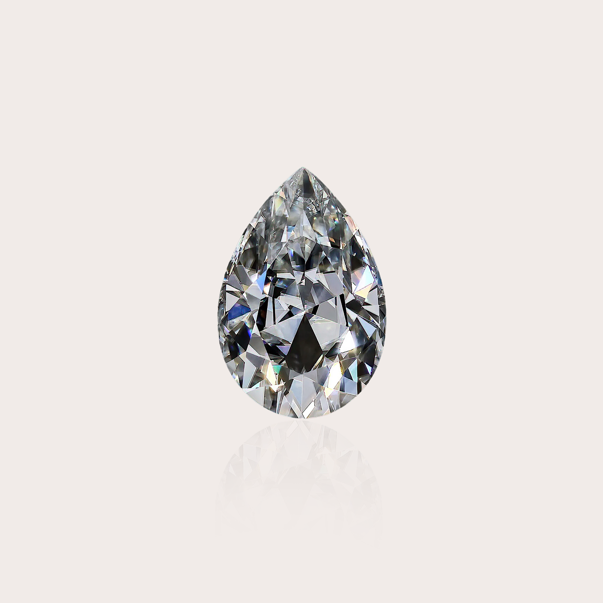 Pear Cut Moissanite Stone