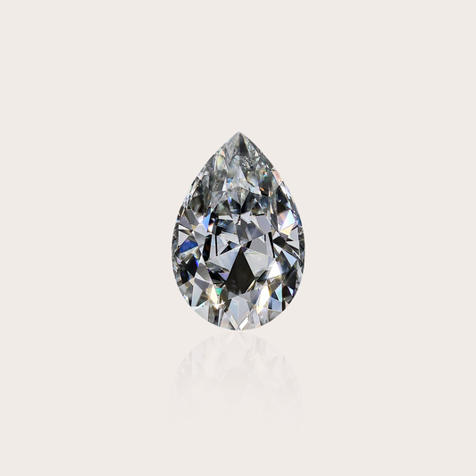 Pear Cut Moissanite Stone